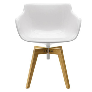 fauteuil - Flow Armchair - pieds en chne Jean-Marie Massaud